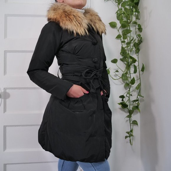 Luxury faux fur black coat, size US S/XS - Picture 11 of 14